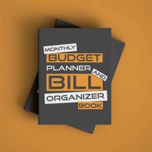 Monthly Budget Planner and Bill Organizer Book