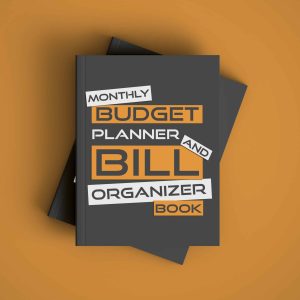 Monthly Budget Planner and Bill Organizer Book