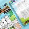 kids coloring book with animal coloring pages