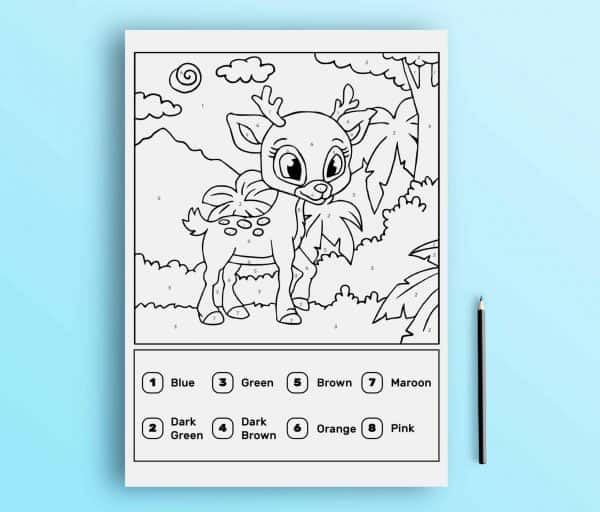 kids coloring book with animal coloring pages