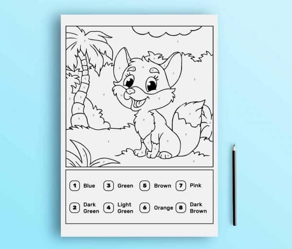 kids coloring book with animal coloring pages