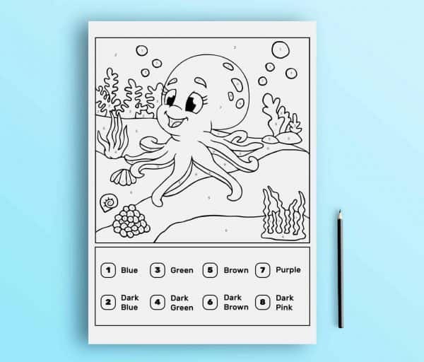 kids coloring book with animal coloring pages