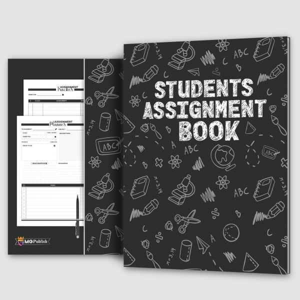 student assignment book planner
