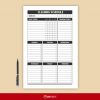 weekly house cleaning planner 2