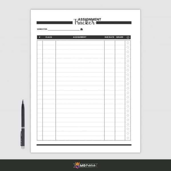 student assignment book planner 3