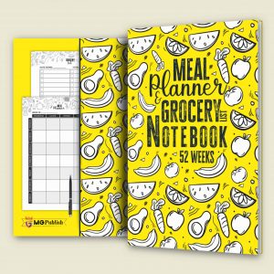 Meal Planner and Grocery List Notebook