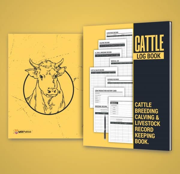 Cattle Breeding, Calving, and Livestock Record Keeping Book