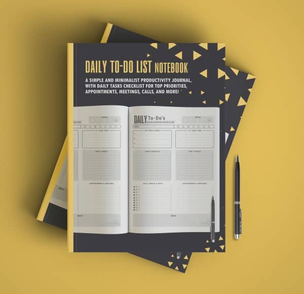 Daily To Do List Notebook Planner