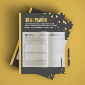 TRAVEL PLANNER LOGBOOK JOURNAL